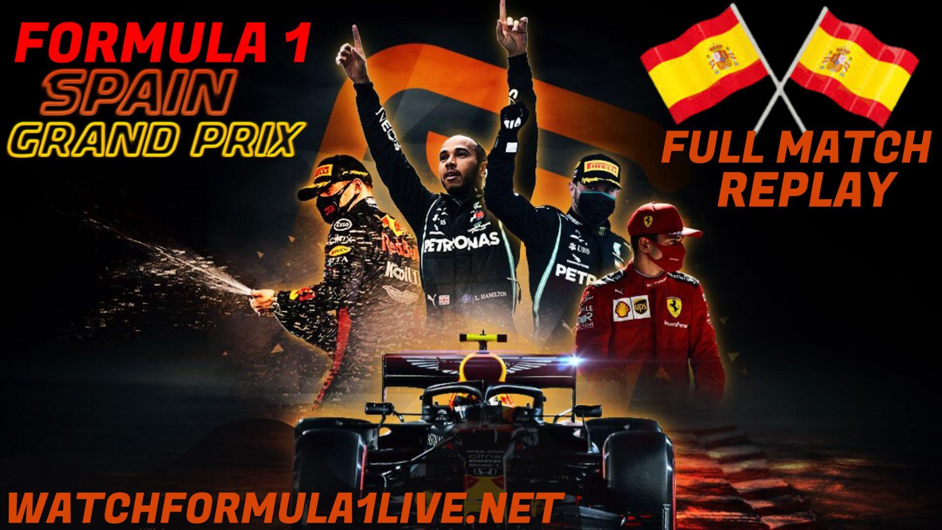 Formula 1 Spain Grand Prix Live Stream