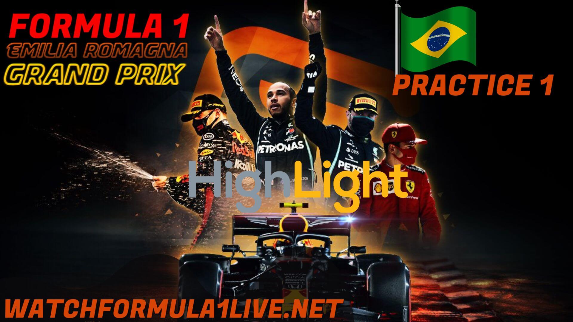 Formula 1 Emilia Romagna 2022 GP P1 Highlights
