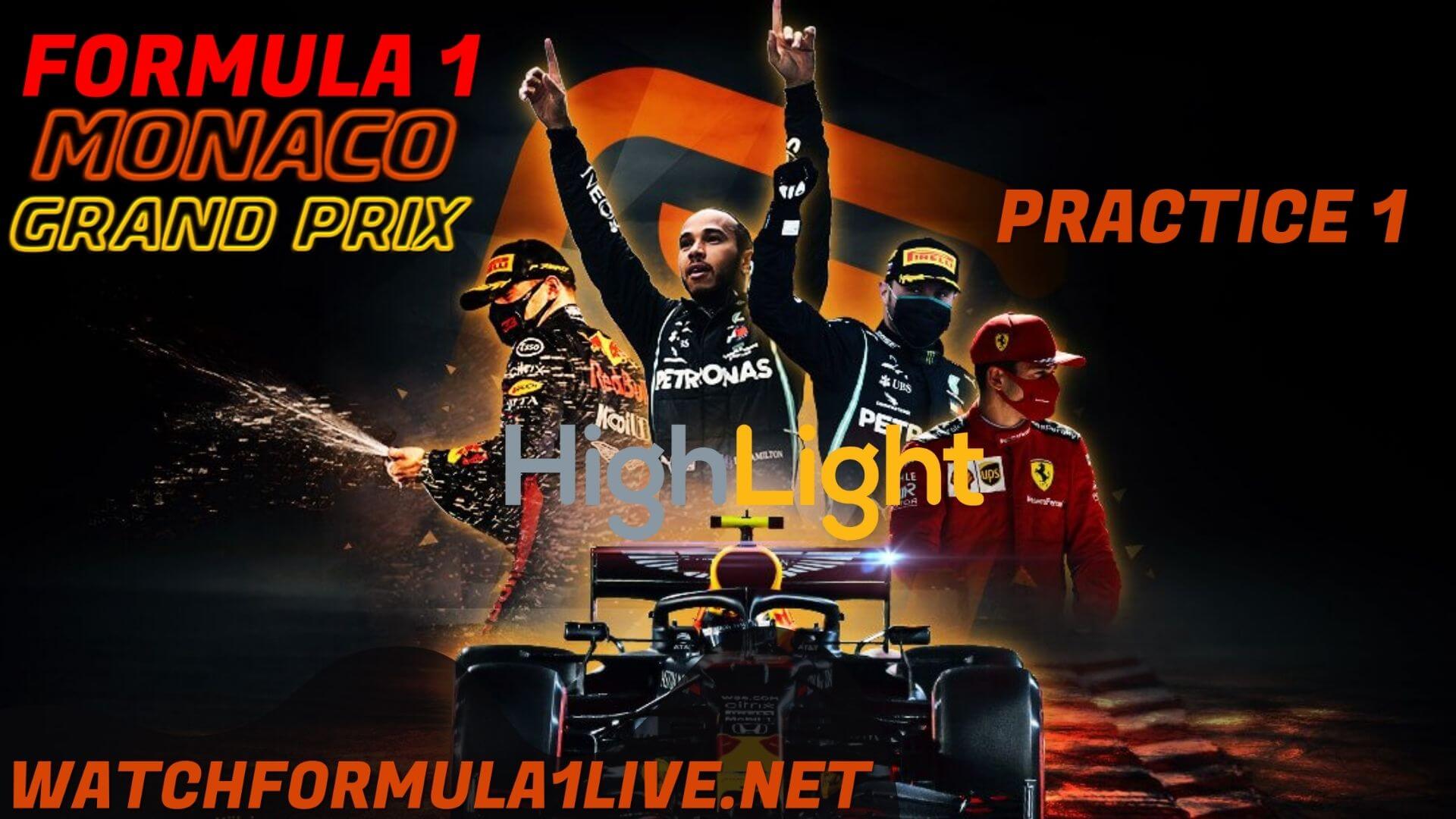 Formula 1 Monaco 2022 GP P1 Highlights