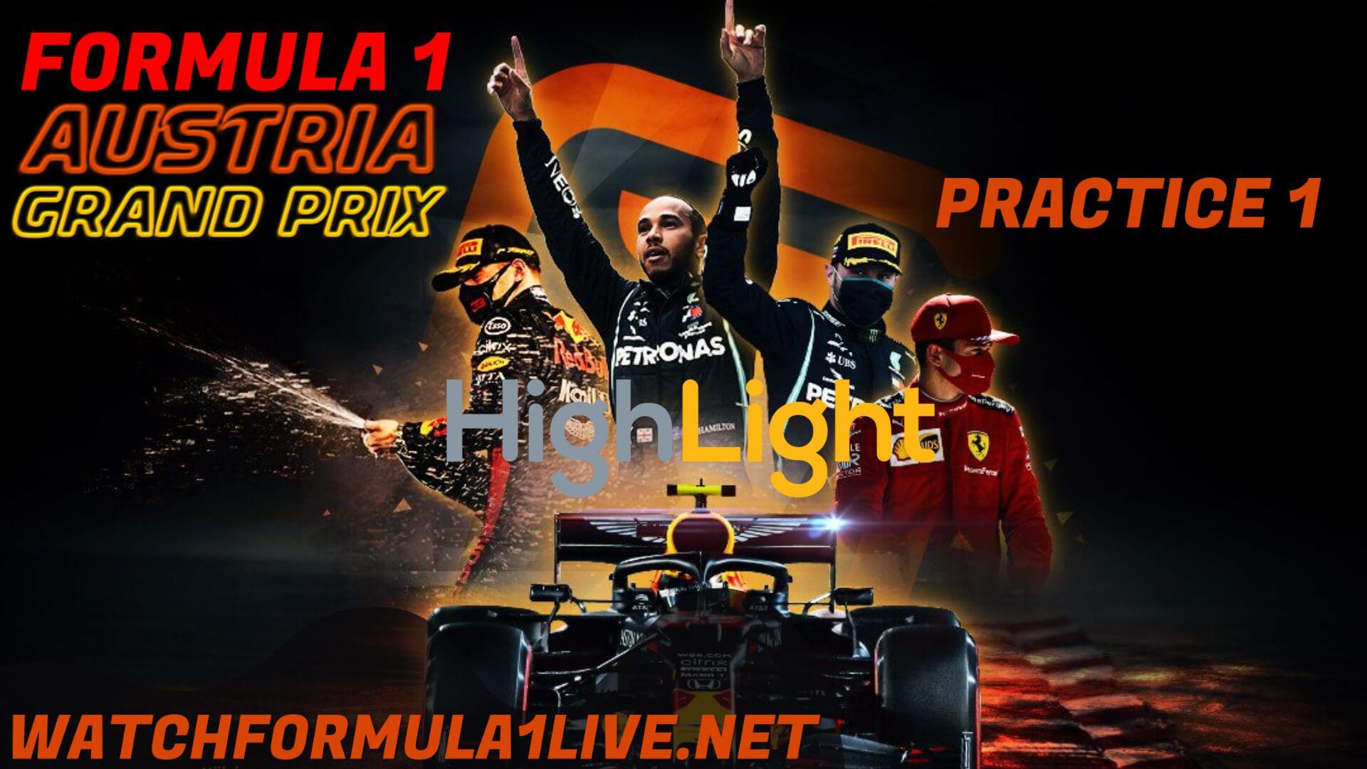 Formula 1 Austria 2022 GP P1 Highlights