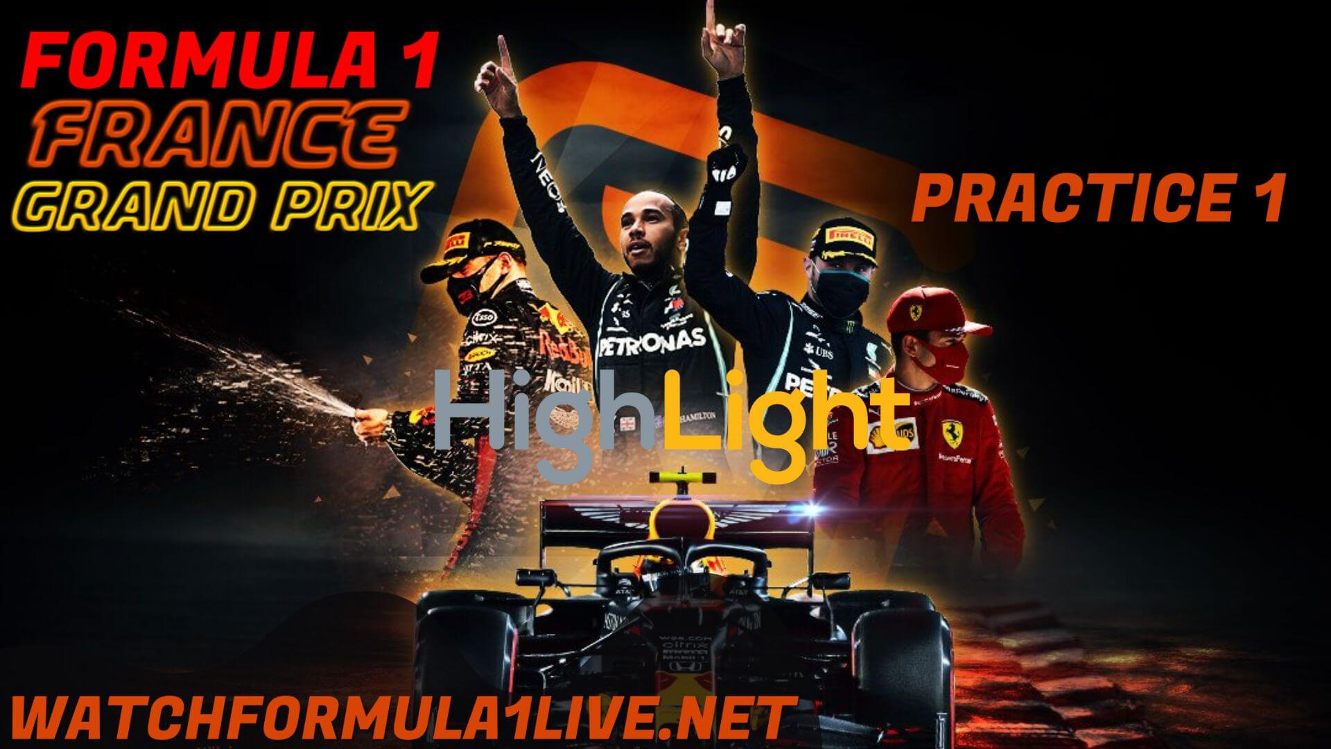 Formula 1 France 2022 GP P1 Highlights