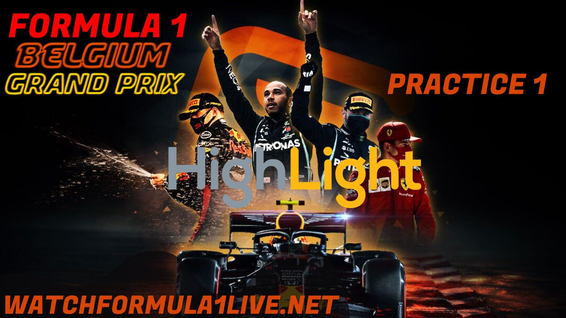 Formula 1 Belgium 2022 GP P1 Highlights