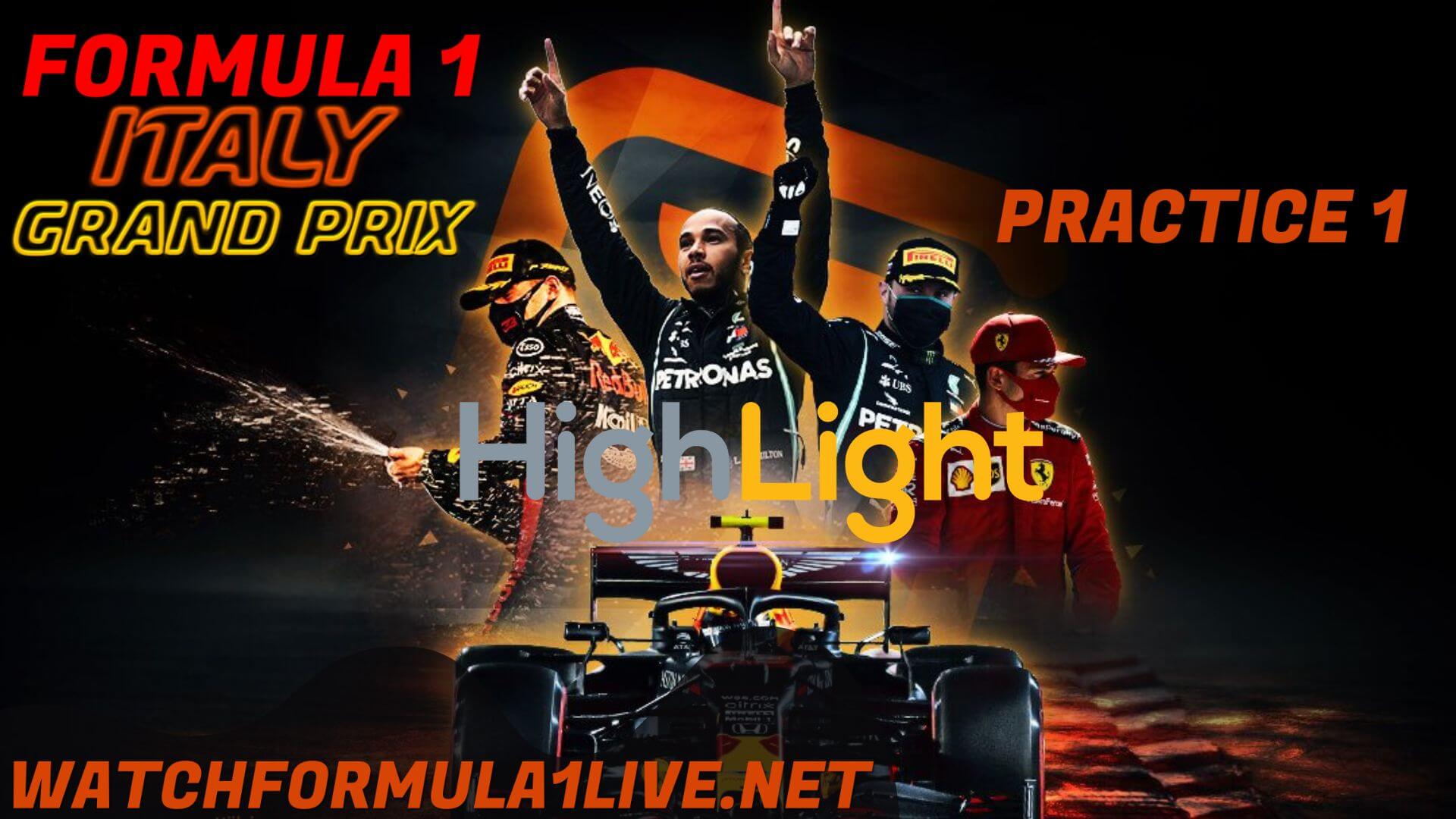 Formula 1 Italy 2022 GP P1 Highlights