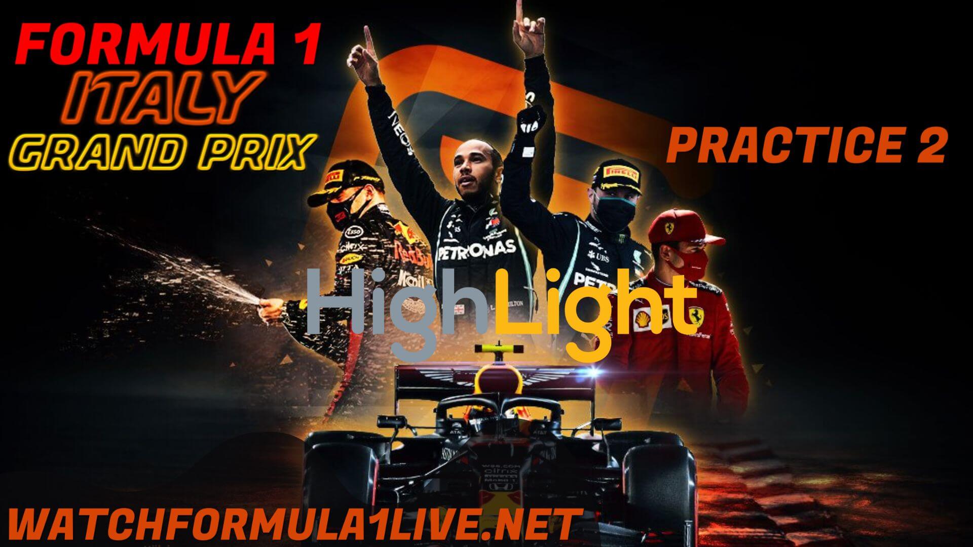 Formula 1 Italy 2022 GP P2 Highlights