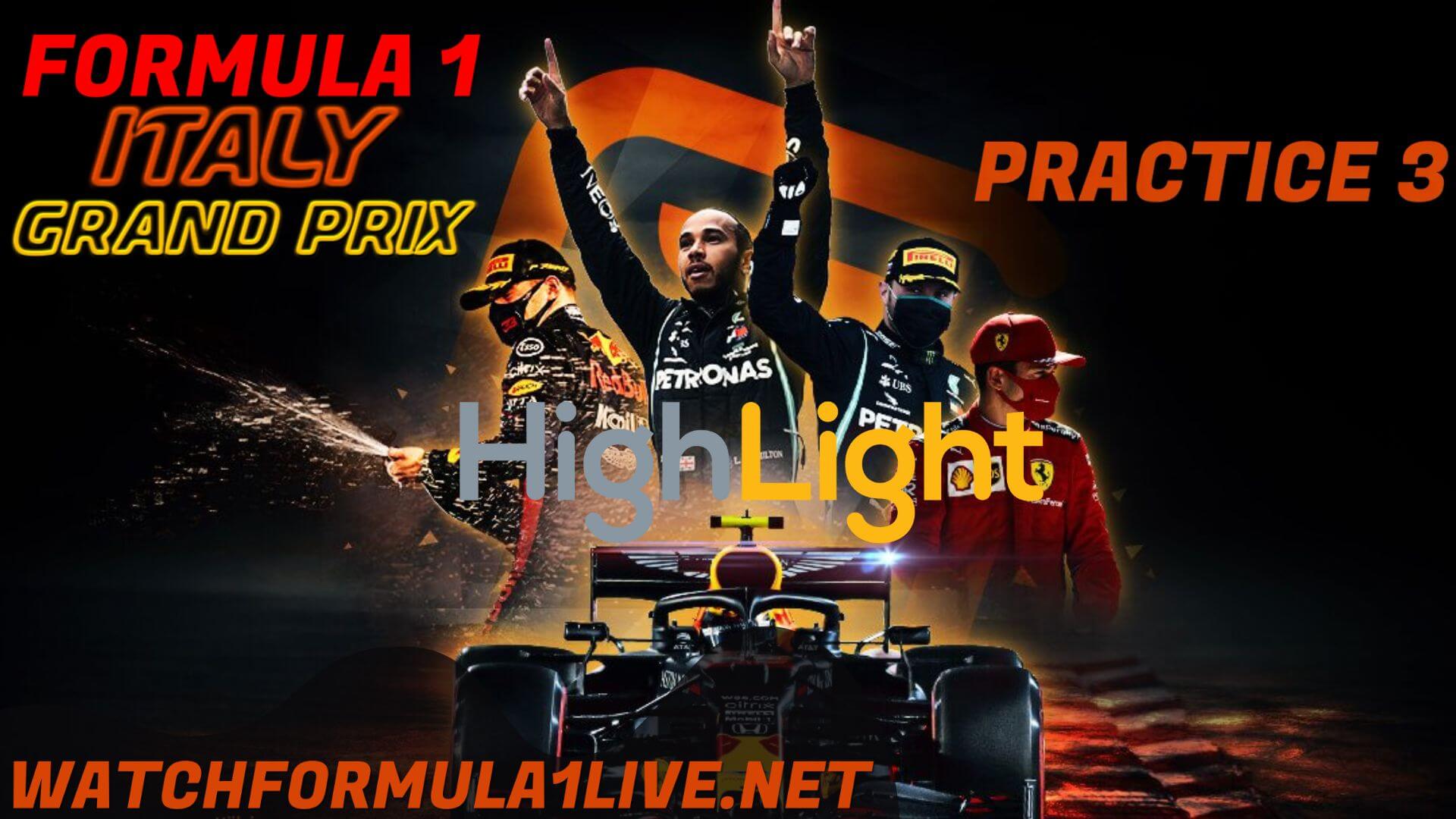 Formula 1 Italy 2022 GP P3 Highlights