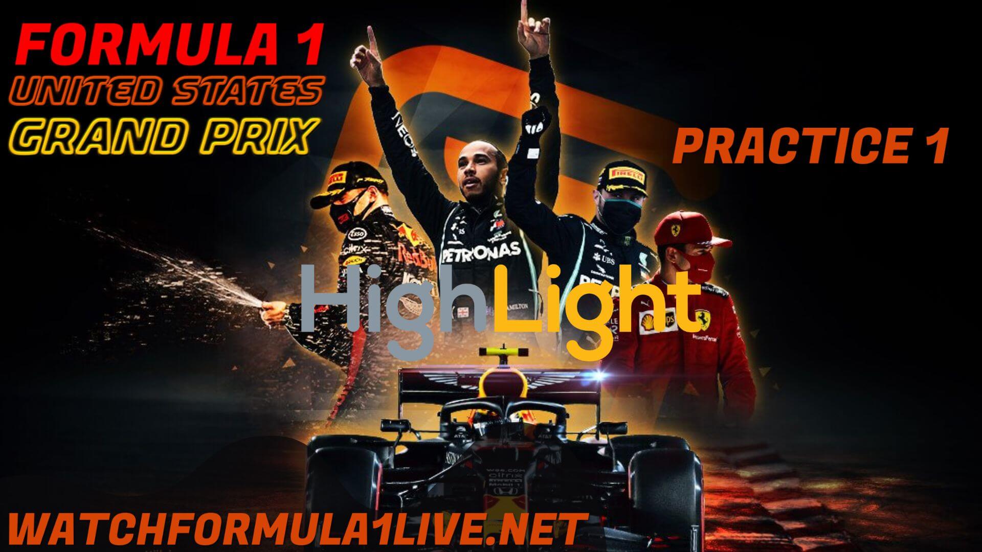 Formula 1 United States 2022 GP P1 Highlights