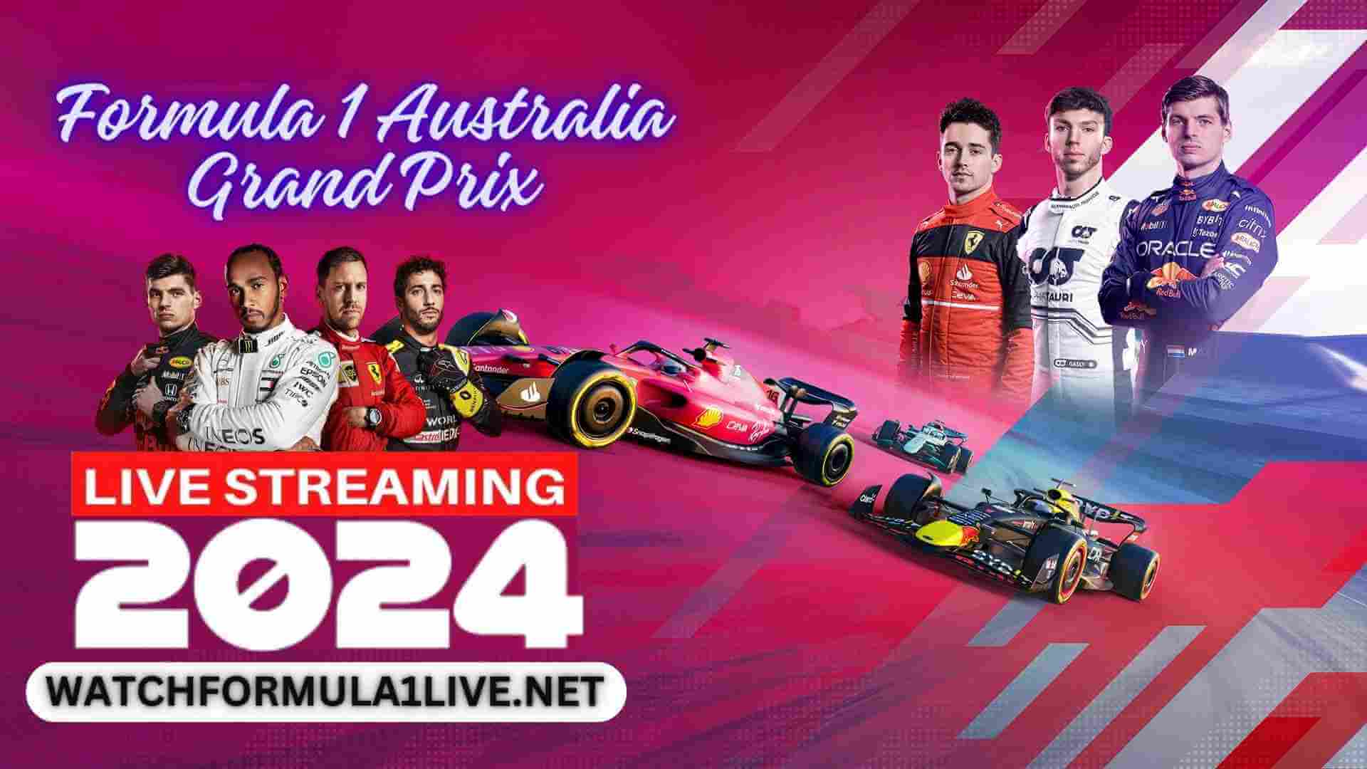 Formula 1 Australia Grand Prix Live Stream