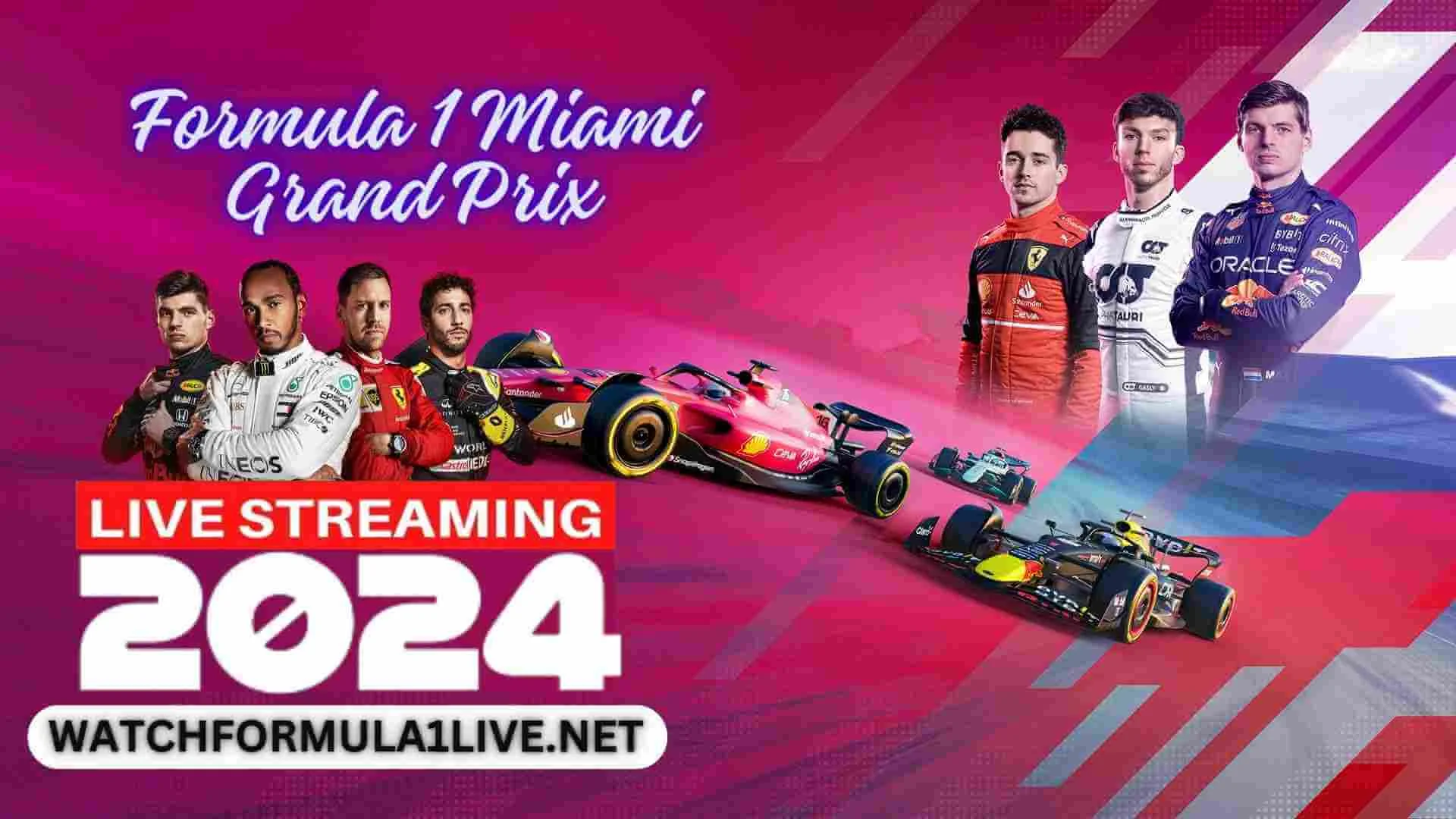 Formula 1 Miami Grand Prix Live Streaming